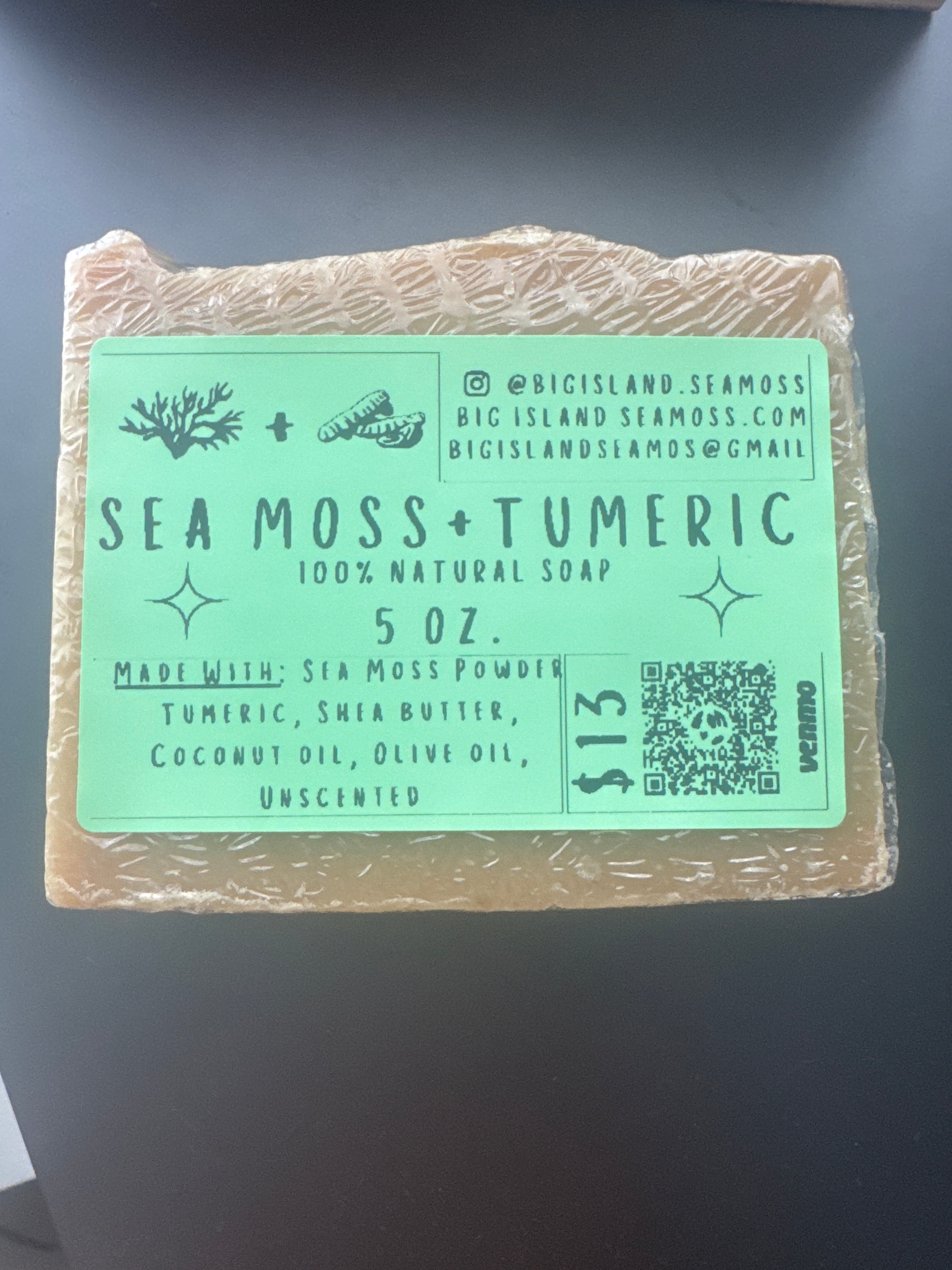 Sea Moss & Tumeric Soap